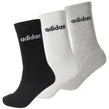 Športne nogavice Chaussettes linear crew cushioned multicolore Večbarvna