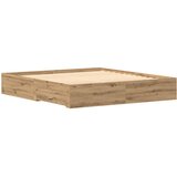  Krevetna konstrukcija s ladicama Umjetnički hrast 180 x 200 cm | Eponuda.com