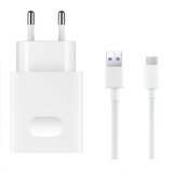 Rivacase Huawei original hišni polnilec Type C (SUPER CHARGE) adapter AP81 + kabel HL-1289 TYPE C - bel - original Cene