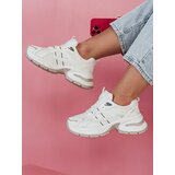 DStreet Sneakersy damskie MODERMAX białe | Shoptok.si
