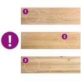  Prozorske klupice 2 kom 140x40x2 cm netretirane masivne hrast | shoptok.hr