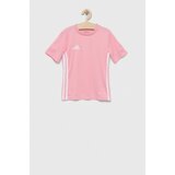 Adidas Dječja majica kratkih rukava TABELA 23 JSY boja: ružičasta, glatki model | shoptok.hr
