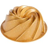 Bonami Selection Lijevani aluminijski kalup za pečenje u zlatnoj boji Rosa Cene