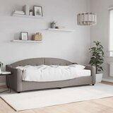  Dnevna postelja z vzmetnico taupe 90x200 cm blago, (20937360) | Shoptok.si