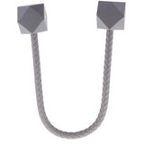 Luance twist geometrik drzac za zavese mdf l sivi ( 250493 ) Cene