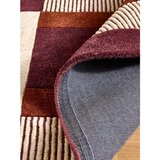 MADE Bordo rdeča/kremno bela ročno tkana preproga iz recikliranih vlaken 120x170 cm Franka – | Shoptok.si