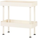 noo.ma Bež kovinski regal na koleščkih 60x62x30 cm Nolle – | Shoptok.si