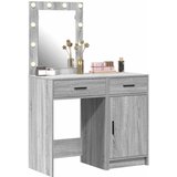  Toaletni stol 2 kom. Siva 50 x 41 x 135 cm Konstruirano drvo | shoptok.hr