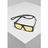 Urban Classics Accessoires Raja sunglasses with strap black/yellow | Shoptok.si