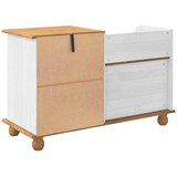  Klupa za pohranu s ladicama ASKIM Bijelo 100 x 39 x 62 cm | shoptok.hr
