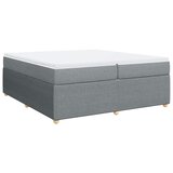  Krevet s oprugama i madracem svjetlosivi 200 x 200cm od tkanine | shoptok.hr