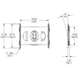 Vogels PFW6850, zidni nosač za TV od 42"-65", pomak 180°, tilt 15°, max 40kg | shoptok.hr