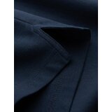 Ombre Men's pique knit polo shirt without buttons - navy blue | Eponuda.ba