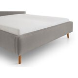 Meise Möbel Sivi tapecirani krevet bez podnice 120x200 cm Mattis – | shoptok.hr