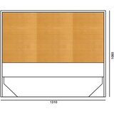 Jela OBLAZINJENA POSTELJA ARC 120X200 CM, VE BARV -Rumena Cene