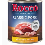 Rocco Classic Pork 6 x 800 g Svinjina z govedino in piščancem