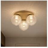 Brilagi Plafonsko svetlo STELLA 3xE27/60W/230V, prečnik 35 cm, bež/zlatna Cene