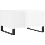  Stolić za kavu sjajni bijeli 60x50x36,5 cm konstruirano drvo | Eponuda.com