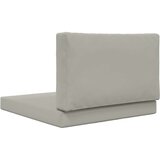  Jastuk za vanjsku sofU 2 pcs Sivi Poliester - Sivi 80 x 80 cm 1x sjedalo +1x naslon (3D bez bartaga) | shoptok.hr