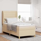  Podna opruga s madracem Tamno siva 90x190 cm Krema 80 x 200 cm | shoptok.hr