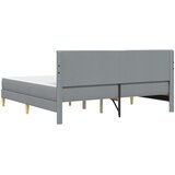  Okvir kreveta s madracem Svijetlo siva 180 x 200 cm tkanina | shoptok.hr