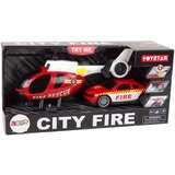  Set za igru helikopter i vatrogasni auto - crveni | shoptok.hr