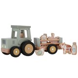 Little dutch Little Farm Tractor with Trailer igračka od drva 18 m+ 1 kom Cijene