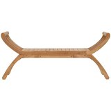  Vrtna klupa 2 -Seater 126 cm Čvrsto teak drvo Prirodna | shoptok.hr