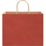  Papirnate vrečke 250 kosov z ročaji rdeča 32x22x24 cm, (5000160968) | Shoptok.si