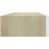 vidaXL zidne police s ladicama 2 kom hrast i bijele 60x23,5x10 cm MDF | shoptok.hr