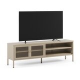 Marckeric Krem metalna TV komoda 160x50x35 cm Fayna – | shoptok.hr