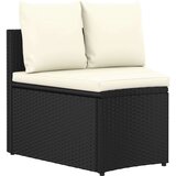  5-dijelni set vrtnih sofa od poliratana s jastucima crni | shoptok.hr