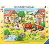 Ravensburger Puzzle - Sestavljanka z okvirjem - Moja mala kmetija, 24 delov | Shoptok.si