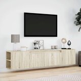 vidaXL Zidni TV ormarić LED boja hrasta sonome 180x31x39,5 cm | shoptok.hr