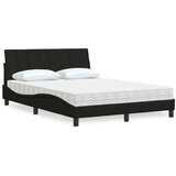  Krevet s madracem Hanko crni 140x200 cm od tkanine | shoptok.hr