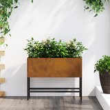 vidaXL Corten čelik Srednji Izdržljivo Metalna sadilica Pravokutna Cijene