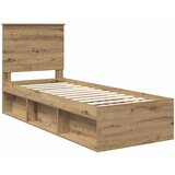  Krevetna konstrukcija Umjetnička hrastovina 75 x 190 cm | shoptok.hr