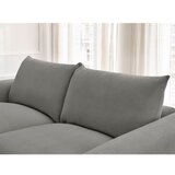 Bobochic Paris Siva raztegljiva sedežna garnitura 214 cm Ernest – | Shoptok.si