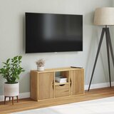 TV ormarić s ladicom ODDA 79x24x40 cm puno drvo bor | Eponuda.com