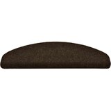  Prostirke za stepenice, samoljepljive, 10 kom, 65x21x4 cm, smeđe, poluokrugle, velike | shoptok.hr