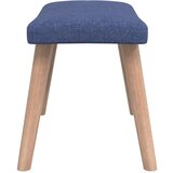  Stol za sproščanje s stolčkom modro blago, (20821709) | Shoptok.si