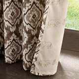 Pineapple Elephant Rjave zavese v kompletu 2 ks 168x229 cm Suri Geo – | Shoptok.si