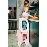 ToddlerInFamily 2V1 MONTESSORI STOLICA POMAGALO MOTIV VOZ-sivo/plava Cijene