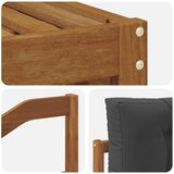  Set vanjskih sofa Prirodna i antracit 245,5 x 162,5 x 73 cm | Eponuda.com