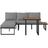 Ambia Garden JEDILNA LOUNGE GARNITURA akacija v celoti masivno jeklo | Shoptok.si