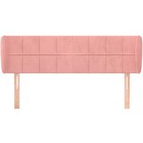  Uzglavlje s ušima ružičasto 147x23x78/88 cm baršunasto | Eponuda.com