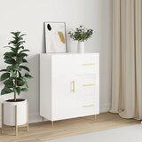 vidaXL Komoda sjajna bijela 69 5x34x90 cm od konstruiranog drva Cijene