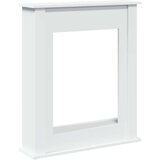 vidaXL Okvir za kamin bel 75x20x87,5 cm inženirski les | Shoptok.si