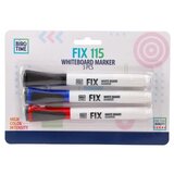 Biro time fix 115 marker za belu tablu sa magnetom i brisačem blister miks 3k ( 415094 ) | Eponuda.com