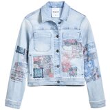 Desigual Prehodna jakna moder denim / mešane barve Cene